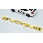 DK Tuning Evoque Bagaj Sarı 3M 3D Yazı Logo Range Rover İle Uyumlu - 3