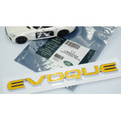DK Tuning Evoque Bagaj Sarı 3M 3D Yazı Logo Range Rover İle Uyumlu - 5