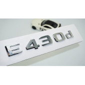 DK Tuning E430d Bagaj Krom ABS 3M 3D Yazı Logo Benz İle Uyumlu - 1