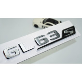 DK Tuning GL63S Bagaj Siyah Krom ABS Yazı Logo Benz İle Uyumlu - 1