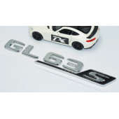 DK Tuning GL63S Bagaj Siyah Krom ABS Yazı Logo Benz İle Uyumlu - 3