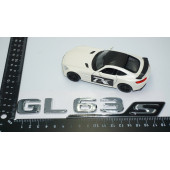 DK Tuning GL63S Bagaj Siyah Krom ABS Yazı Logo Benz İle Uyumlu - 4