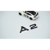 DK Tuning A2 Bagaj Siyah ABS 3M Yazı Logo Audi İe Uyumlu - 2