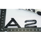 DK Tuning A2 Bagaj Siyah ABS 3M Yazı Logo Audi İe Uyumlu - 4