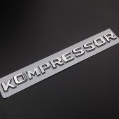 MERCEDES BENZ KOMPRESSOR BAGAJ LOGO 3D 3M KROM - 1