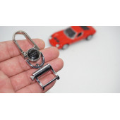 Audi Logo Krom Metal Stil Anahtarlık New Style - 1