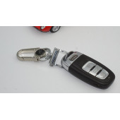 Audi Logo Krom Metal Stil Anahtarlık New Style - 7