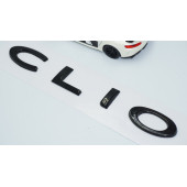 DK Tuning Renault Clio Bagaj Siyah ABS 3M 3D Yazı Logo Amblem thumbnail 3