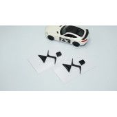 DK Tuning DS3 Çamurluk Siyah Logo Arma Yazı Seti Citroen İle Uyumlu - 4