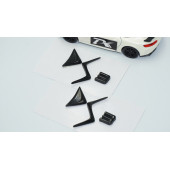 DK Tuning DS3 Çamurluk Siyah Logo Arma Yazı Seti Citroen İle Uyumlu - 5
