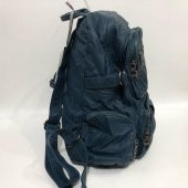 Kenyon Cox 3152 Yıkanmış Deri Sırt Çantası 38 x 35 Lacivert - 2