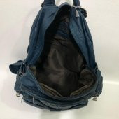Kenyon Cox 3152 Yıkanmış Deri Sırt Çantası 38 x 35 Lacivert - 4