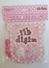 İLK DİŞİM HARF BANNER PEMBE - 1