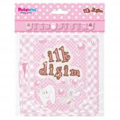 İLK DİŞİM HARF BANNER PEMBE - 3