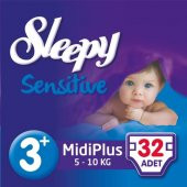 SLEEPY Sensitive Jumbo Midiplus 5-10kg No:3+ 32 adet - 1
