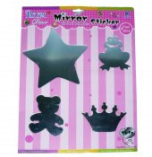 AYNALI STİCKER YAPIŞKANLI DEKOR SÜS - 12