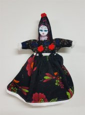 Soğanlı Bez Bebekleri ( Saç Örgülü Bebek 24cm ) - 1