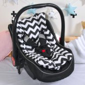 Babynest Bebek Beşikleri Emzirme Yastığı Puset Örtüsü Minderi Mor - 7