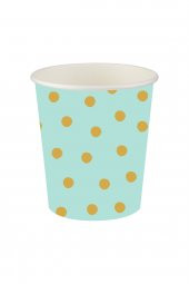 MİNT YEŞİL GOLD PUANLI BARDAK 8Lİ - 1