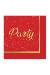 PARTY KIRMIZI PEÇETE 20Lİ - 1