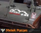 4x4 Off Road Sport Oto Sticker  Sağ ve Sol Takımdır. - 2