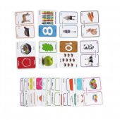 1413 DıyToy, Flash Cards - 5 Süper Set - Sayılar+Renkler+Şekiller+İlişki Kurma+Zıt Kavramlar / +2 yaş - 2