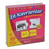1390 Eğlenceli Bulmacalar  Zıt Kavramlar -Dıytoy - 1