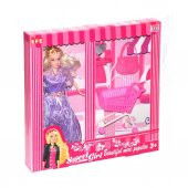 221G-M Efe, Sweet Girl Market Arabalı Bebek Oyun Seti - 4