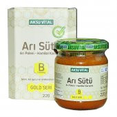 Aksuvital Arı Sütü Polen Bal Karışımı B 7.000 MG Gold Seri 220 Gr - 2