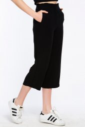 Sırakuza - Rahat Kesim Siyah Pantolon | 160033-1 - 4