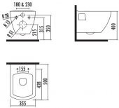 Creavit Tp326 Gömme Rezervuar - Asma Klozet Seti 5 Parça Tam Takı thumbnail 5