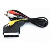 VCOM SCART M/ 3 RCA AUDIO/VIDEO 1.2M KABLO - 1