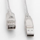 S-LINK SL-AF2003 USB 2.0 ŞEFFAF 3M UZATMA KABLO - 1
