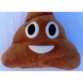 Kahverengi Gülen Poo Emoji Yastık Po Yastık - 3