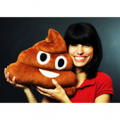 Kahverengi Gülen Poo Emoji Yastık Po Yastık - 4