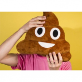 Kahverengi Gülen Poo Emoji Yastık Po Yastık - 5