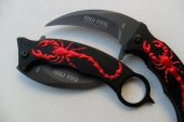 Cold Steel Siyah Karambit CS GO Bıçak Çakı Av Piknik Bıçağı - 1