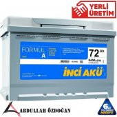 İNCİ AKÜ 72 AMPER 12V FORMUL A - 1