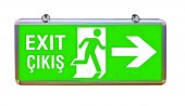 EXIT ÇIKIŞ LEVHASI ÇİFT YÖNLÜ - 1