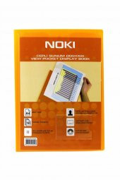 NOKI SUNUM DOSYASI CEPLI 10LU (64110N) SIYAH - 1