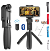 Tripod Özellikli Selfie Çubuğu Selfie Monopod Bluetooth Kumandalı - 12
