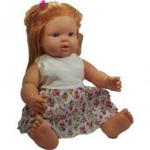 OYUNCAK BÜYÜK BOY KONUŞAN ET BEBEK ELBİSELİ TÜRKÇE SESLİ 60 CM - 5
