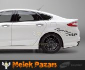 Racing Bayrak Oto Sticker - 3