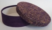 KUTU YUVARLAK MOR ALTIN 20CM X 20CM X 7CM - 4