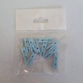 MAVİ KÜÇÜK DEKORATİF MANDAL 10LU - 1