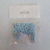 MAVİ KÜÇÜK DEKORATİF MANDAL 10LU - 2