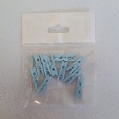 MAVİ KÜÇÜK DEKORATİF MANDAL 10LU - 3