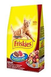 Friskies Etli Tavuklu Sebzeli Yetişkin Kedi Maması 10 Kg - 1