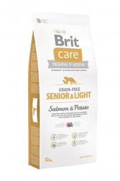 Brit Care Tahılsız Somonlu Light Yaşlı Köpek Maması 12 Kg - 1