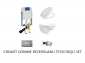 Creavit Tp320 Gömme Rezervuar Seti 5 Parça - 1